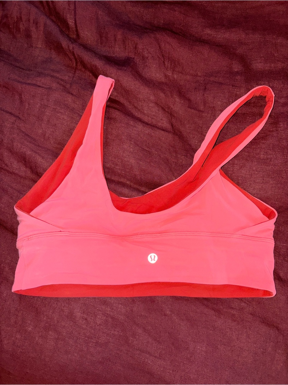 reversible lululemon athletica Pink/brick red Sports Bra